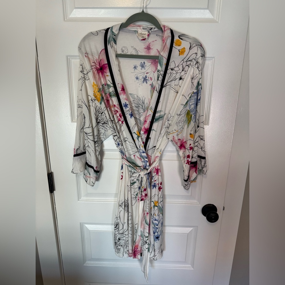 Soma Multicolor Floral Women's Robe